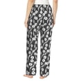 thumbnail image 3 of Xecao Tulips Flowers Women's Straight Lounge Pajama Pants: The Epitome of Relaxed Sleepwear, 3 of 9