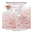 thumbnail image 4 of "Tapete Baño Ultra Suave Antideslizante Absorbente De Agua Belug Rosa ", 4 of 5