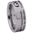 thumbnail image 3 of Serenity Prayer Tungsten Carbide Ring, 3 of 9