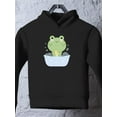 thumbnail image 3 of Little Frog Taking Bubble Bath Hoodie Toddler -Image by Shutterstock,  5 Toddler, 3 of 4