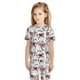 thumbnail image 5 of Fotbe Monkey Pijama Estampada de 2 Piezas para Niños – Ropa de Dormir de Manga Corta Cómoda para Niños y Niñas, Camiseta y Shorts de Algodón-Medium, 5 of 5