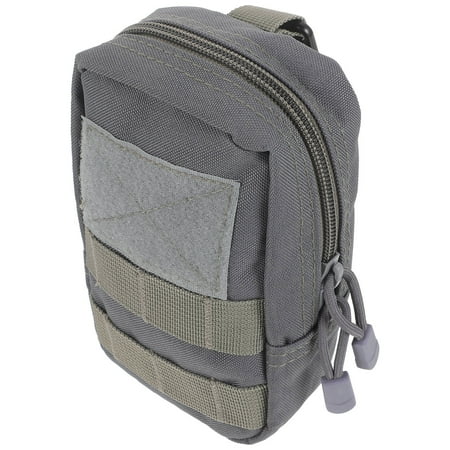 Worgeous Mobile Phone Pocket Outdoor Camping Storage Folding Belt Pouch Hiking Bag Grey