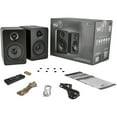 thumbnail image 4 of Kanto Living YU6 2-Way Powered Bookshelf Speakers (Pair, Onyx), 4 of 7