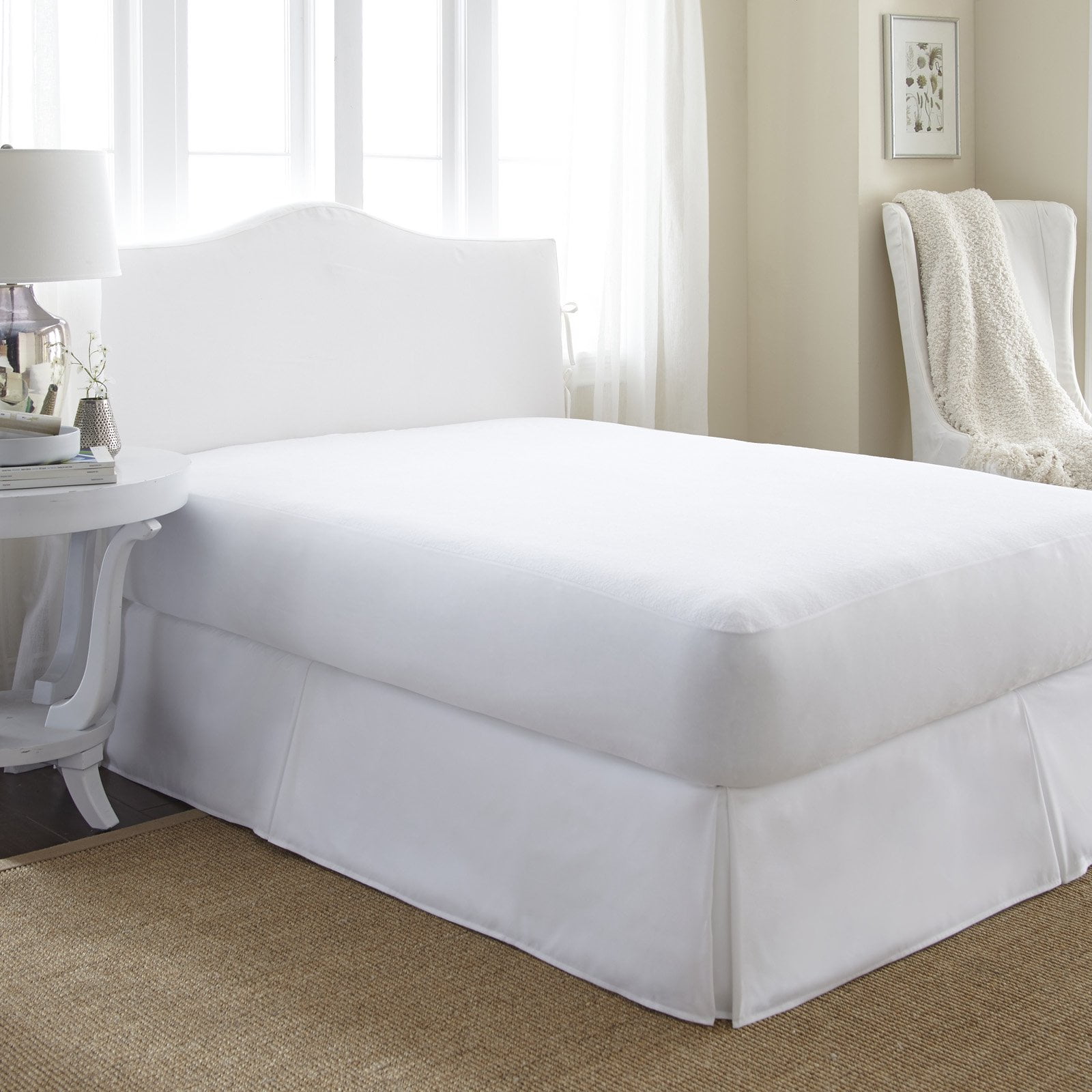 Waterproof Terry Cotton Mattress Protector by Noble Linens