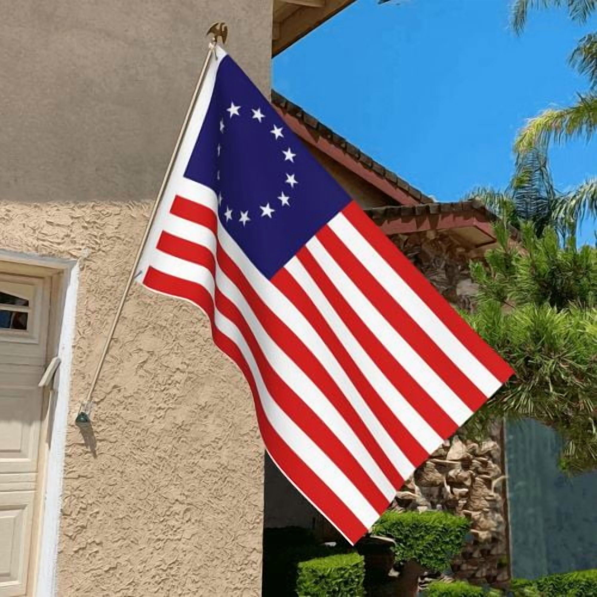 BetsyRoss Flag - American US Flag 3x5 Outdoor Double Sided- 13Stars Colonies-Primitive USA Flags- United States Flags Polyester with Brass Grommets Banner