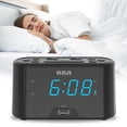 thumbnail image 2 of Reloj RCA RC571 con alarma digital y radio FM con carga USB, 2 of 6