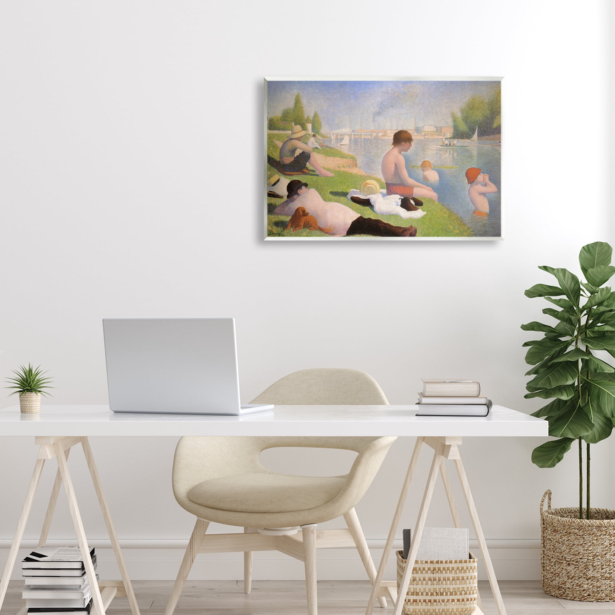 Stupell Industries Afternoon Bathers Georges Seurat Wall Plaque Art, design by Georges Seurat