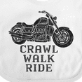 thumbnail image 4 of Inktastic Crawl Walk Ride Motorcycle Boys or Girls Baby Bib, 4 of 4
