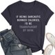 thumbnail image 5 of Camiseta con estampado sarcástico para mujer - Camiseta informal de manga corta con frases divertidas, 5 of 5