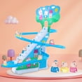 thumbnail image 4 of Yinanstore Climb Stairs Toy Roller Coaster Indoor Toy,Playful Roller Coaster,Electric Climbing Stairs Toy for Toddlers , 15x30x27cm, 4 of 8
