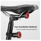 thumbnail image 4 of Luz trasera para bicicleta (negra), recargable, inteligente, con sensor de freno y montaje en tija de sillín, luz LED trasera para bicicleta, 4 of 5