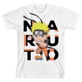 thumbnail image 6 of Naruto Shippuden Big Letters Title Logo Youth White Graphic Tee-Large, 6 of 7