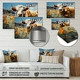 thumbnail image 4 of Designart "Cow pasture Serenity" Animals Metal Wall Art, 4 of 5