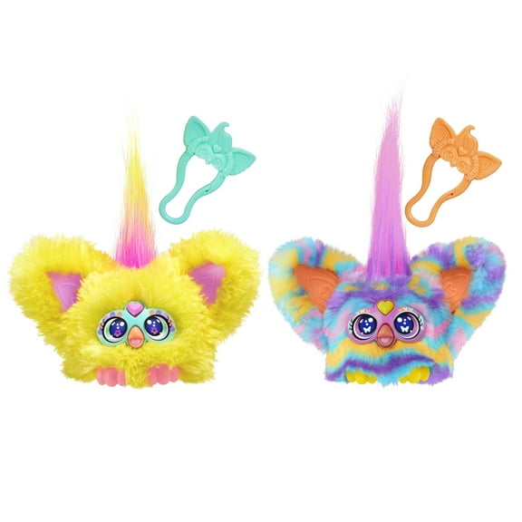 Furby Furblets Nug-Ette & Swee-Dee Spring 2-Pack Mini Electronic Plush Toy for Girls & Boys 6 