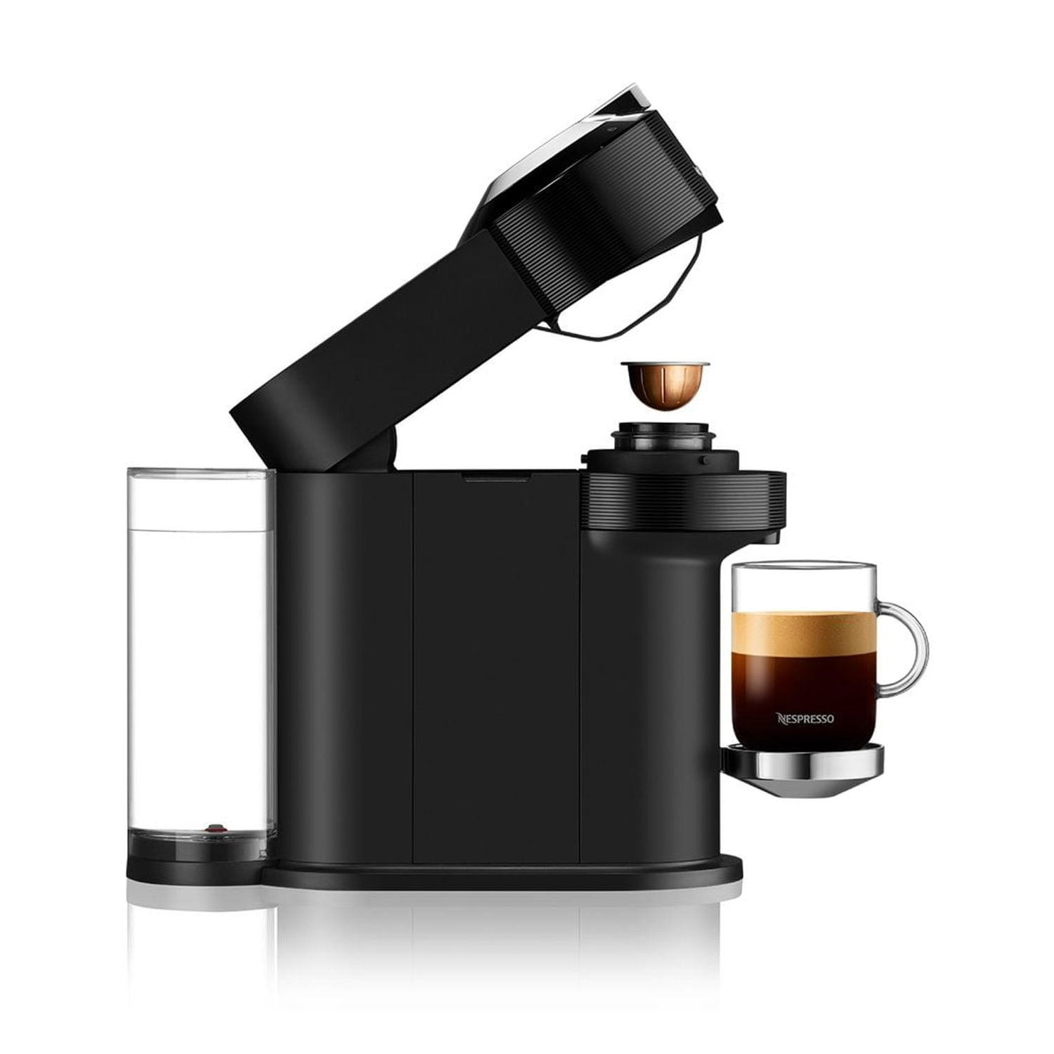 Nespresso Vertuo Next Premium Coffee and Espresso Machine by Breville, Classic Black, 7 cup sizes