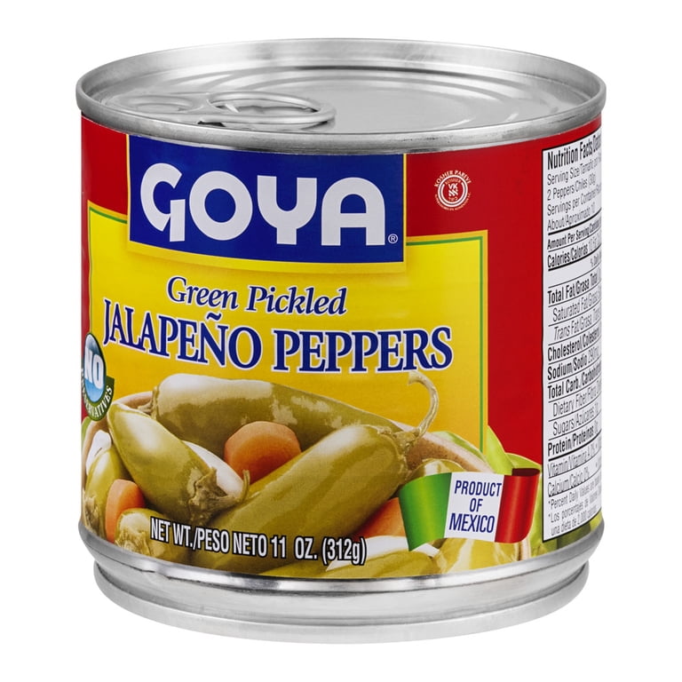 Goya Hot Chilies - Green Pickled Jalapeno Peppers, Authentic