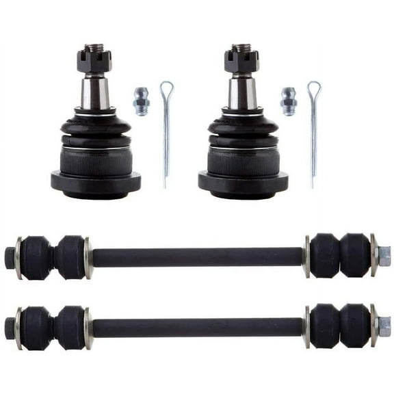 CCIYU Front Sway Bar End Links Upper Ball Joints Compatible fit for 1994-1999 for Dodge Ram 1500 1994-1999 for Dodge Ram 2500 1994-1999 for Dodge Ram 3500 4pcs Suspension Kit