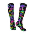 thumbnail image 4 of Balery Bright Mushrooms Fun Novelty Socks Men'S Women'S Crew Socks Funny Crazy Novelty Socks Quirky And Cool Socks, 4 of 9