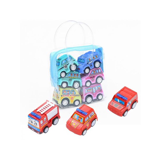 6pcs Set Classic Truck Vehicle Kids Toy Mini Small Pull Back Car Toys Walmart Com Walmart Com