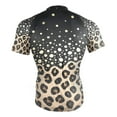 thumbnail image 4 of joogoo Leopard Polka Dots Pattern Men's Cycling Jerseys Mountain Bike Short Sleeve Tops M, 4 of 7