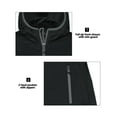 thumbnail image 2 of Little Donkey Andy Women's Lightweight Hooded Softshell Jacket for Running Travel Hiking, Windproof, Water Repellent Black Size XS, 2 of 7