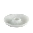 thumbnail image 5 of BIDK Home Round Glossy Chip Dip Serving Platter - 14.5" - White, 5 of 8