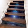 thumbnail image 4 of Halloween Horror Fantasy Jungle Stairs Sticker Peel and Stick Vinyl Stair Riser Decals Staircase Tile Stickers Decor Modern Marble Decoration Self-Adhesive 7.08 x 39.3 inches, 4 of 9