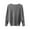 Grey, variant on BOOMILK Sweaters for Women Trendy One-Neck Bat Sleeve Long-Sleeve Knit Sweater Pullover Fall Winter Gray