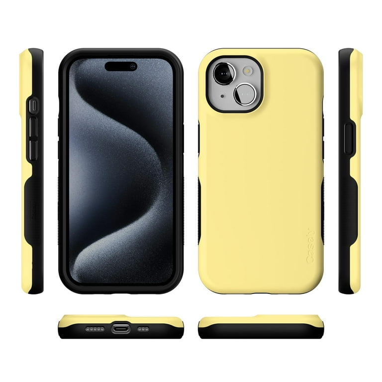 Casely iPhone 15 Case | Butter Me Up | Butter Yellow | Compatible with MagSafe | Bold Protective Design - Walmart.com Casely iPhone 15 Case | Butter Me Up | Butter Yellow | Compatible with MagSafe | Bold Protective Design - Walmart.com