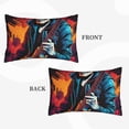 thumbnail image 4 of Fotbe Rock Skull Singer Pillow Cases - Envelope Closure - Luxury, Extra Soft, Cooling Pillow Covers - Wrinkle, Fade, Stain Resistant-20"x30", 4 of 8