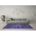 thumbnail image 3 of Ahgly Company Machine Washable Indoor Rectangle Persian Blue Traditional Area Rugs, 2' x 3', 3 of 4