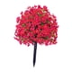 thumbnail image 5 of Flor violeta artificial, estaca de jardín, arbustos de vegetación artificial, decoración artificial rosa roja, 5 of 9