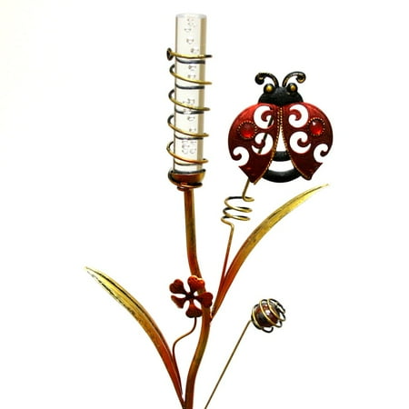 regal art and gift 10375 35 quot x 10 quot ladybug stake color regal art and gift solar light