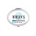 thumbnail image 1 of Brain Tree Root Progress Art Deco Fashion Mirror Portable Fold Hand Makeup Double Side Glasses, 1 of 3
