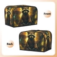 thumbnail image 3 of Fotbe Tree Meditating Raccoon for Two Slice Toaster Cover, Fingerprint Protector, Super Soft Appliance Cover And Dust Cover,Bread Dust Cover & Fingerprint Protection, 3 of 7