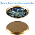 thumbnail image 5 of Starry Plants Plastic Discs Iron Pillar Earring Holder Stand for Dessert Table 32CM Height with 21CM 24CM 27CM Plates, 5 of 6