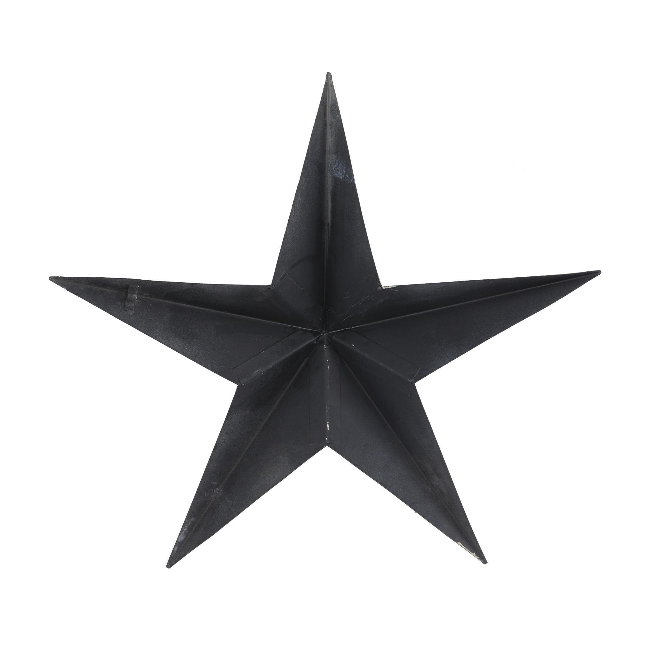 DecMode Cream Metal Star Wall Decor (3 Count)