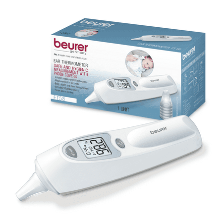 Beurer Digital Ear Thermometer - Measures Body, Room and Object Thermometer for Babies, Toddlers and Adults,