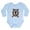 Sky Blue, variant on - Yellow Bellied Marmot Long Sleeve Infant Bodysuit - Long Sleeve Cotton Baby Bodysuit