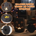 thumbnail image 3 of Happy Haunting Wicker Rattan Seagrass Woven & Metal Pumpkin Jack-O'-Lantern Basket with led candle , Rattan Fall Halloween Decorations for Indoor & Outdoor, 3 of 6