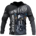 thumbnail image 4 of Sudaderas con capucha para hombre, camisetas vintage, ropa para hombre, camisetas con estampado 3D de mecánico, sudaderas casuales de moda para la calle, jerséis de gran tamaño, 4 of 5