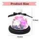 thumbnail image 2 of Decoración de flores eternas, tres rosas, amor, cubierta de vidrio, flores secas, regalos navideños, regalos de cumpleaños para familiares y amigos, 2 of 5