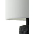 thumbnail image 5 of Livabliss Leipzig Rustic Accent Table Lamp, 20-inch, Black with White Shade, 5 of 5