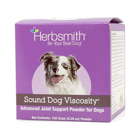 UPC: 0718122579792 | Herbsmith Sound Dog Viscosity – Advanced Joint Support for Dogs – Veterinarian Recommended Glucosamine for Dogs  Hyaluronic Acid  Chondroitin  MSM – Natural Arthritis Pain Relief – 150g Powder