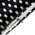 thumbnail image 4 of 3 Pcs Soft Bedding Set, Includes 1 Duvet Cover with Zipper And 2 Pillow Shams,Dot Pattern Black White Full(79"×90"), 4 of 8