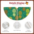 thumbnail image 3 of Sikiie Pineapples1 Nativity Christmas Tree Skirt, Jesus Christian Winter Holiday Tree Mat Decoration(30-48IN), 3 of 6