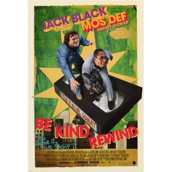 Be Kind Rewind Movie Poster - 27 x 40 in.
