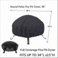 thumbnail image 2 of Housse de Foyer Ronde pour Foyer - Housse de Foyer Robuste Anti-uv Imperméable Coupe-Vent, 2 of 3