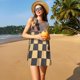 thumbnail image 3 of Fotbe Chess Board With Pawns Vestido de Verano sin Mangas para Mujer – Vestido Midi Línea A, Estilo Camiseta Floral, Vestido Playero Casual y Fluido, 3 of 7