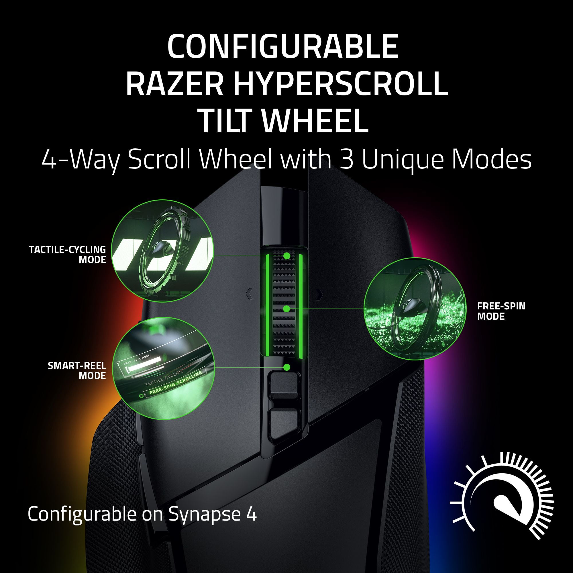 Razer Basilisk V3 Pro 35K Wireless Ergonomic Gaming Mouse, Chroma RGB, Black
